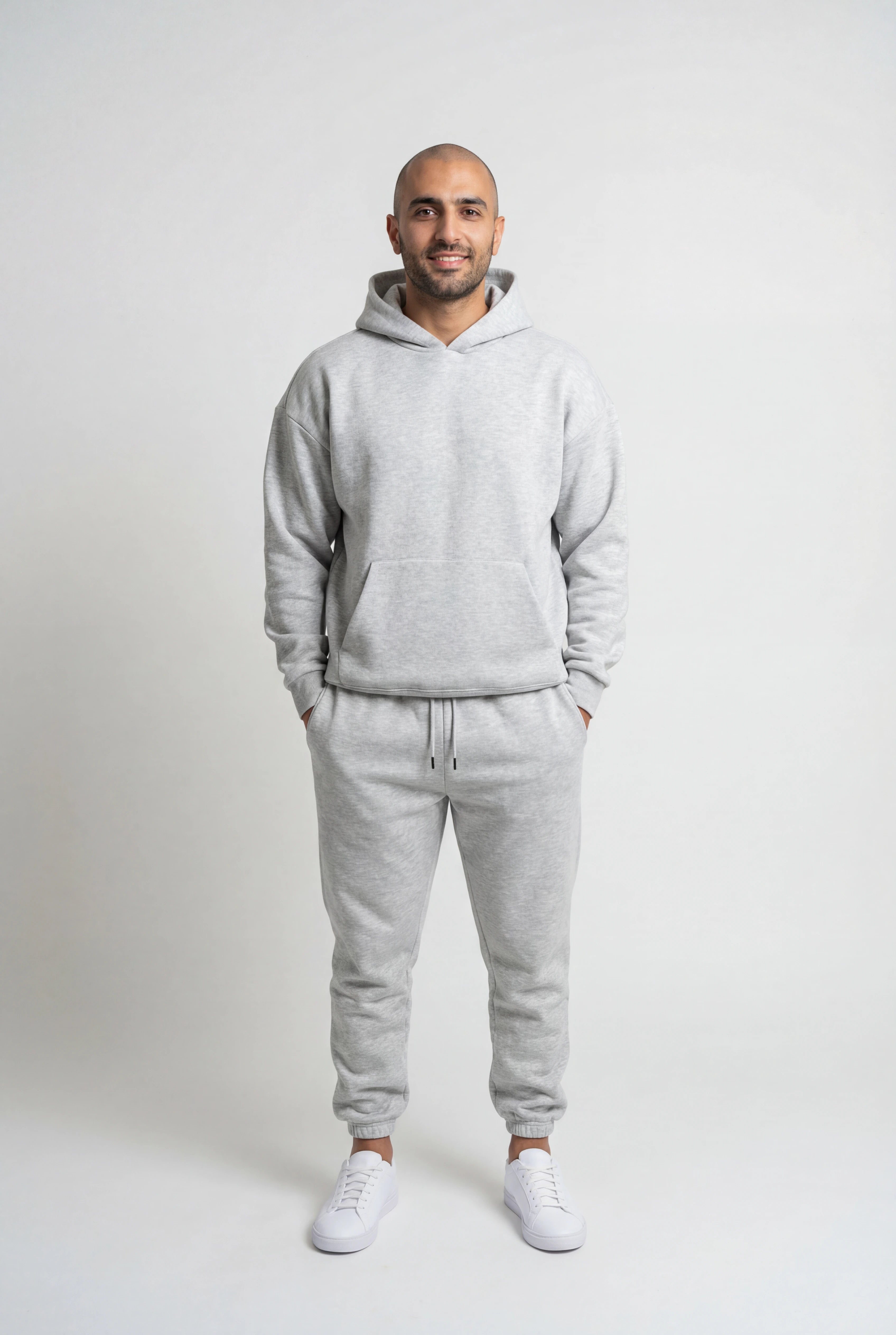 Insport Mens Denver Tech Grey Marle Hood