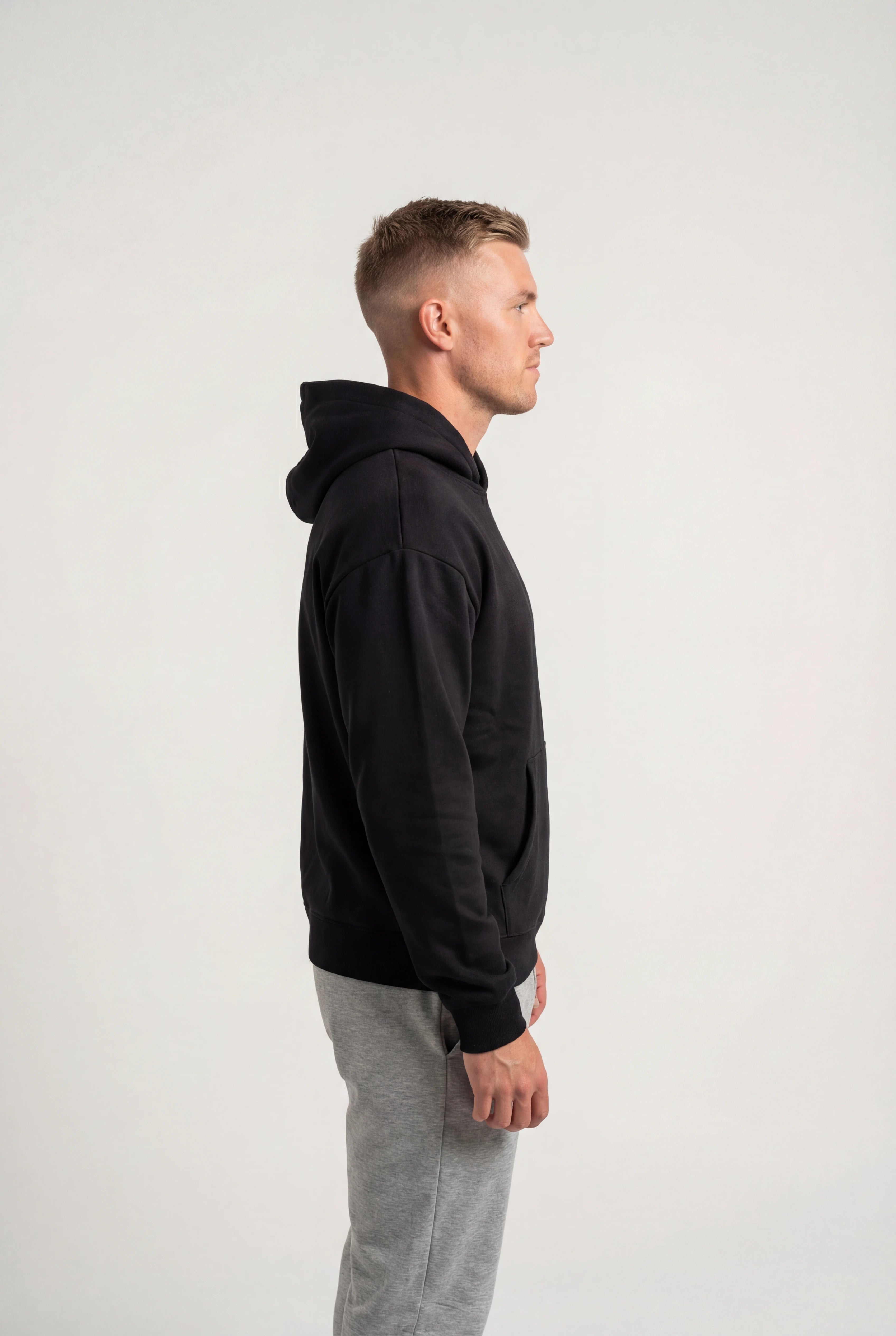 Insport Unisex Alaska Black Hoodie