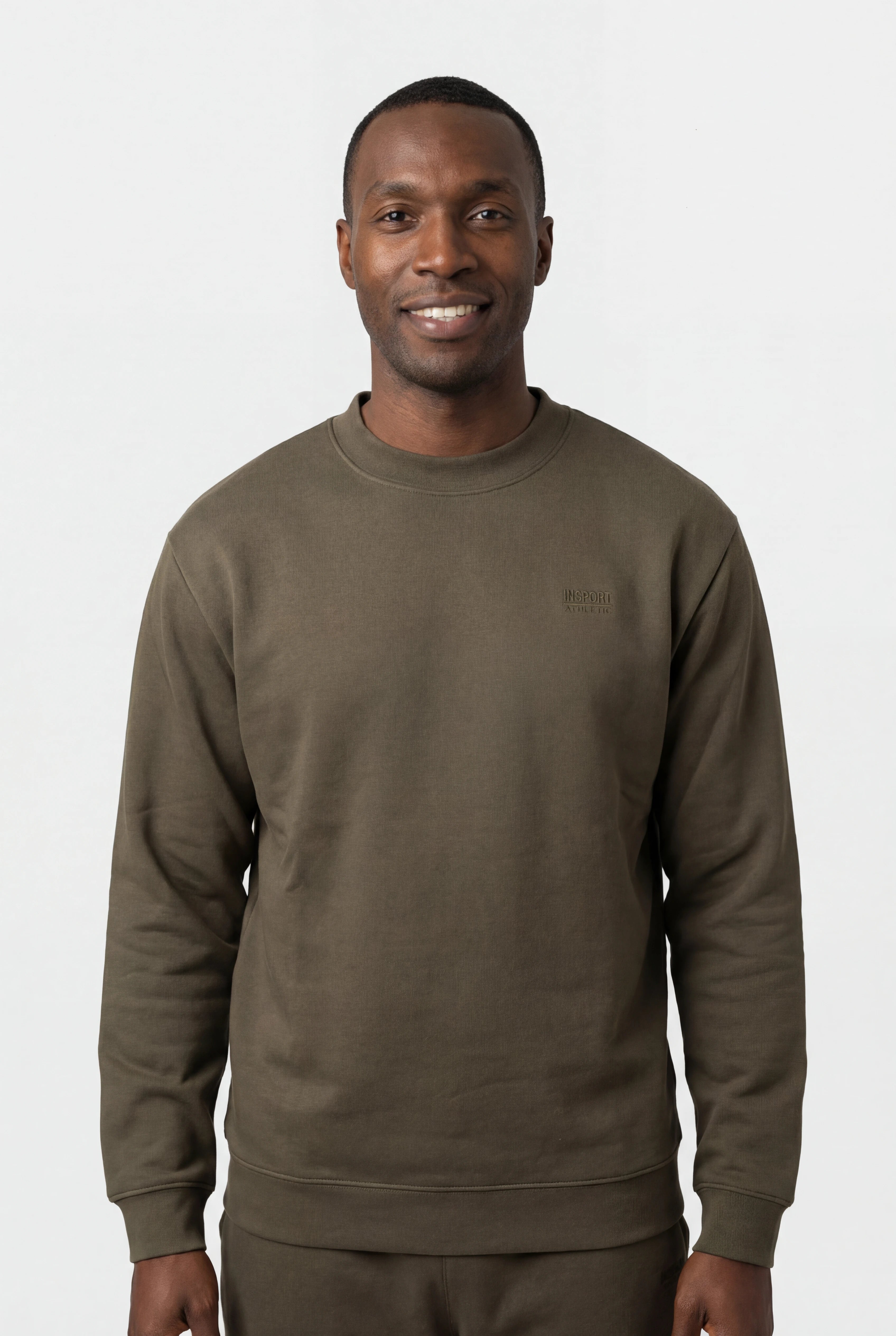 Insport Unisex Alaska Khaki Crew Sweatshirt