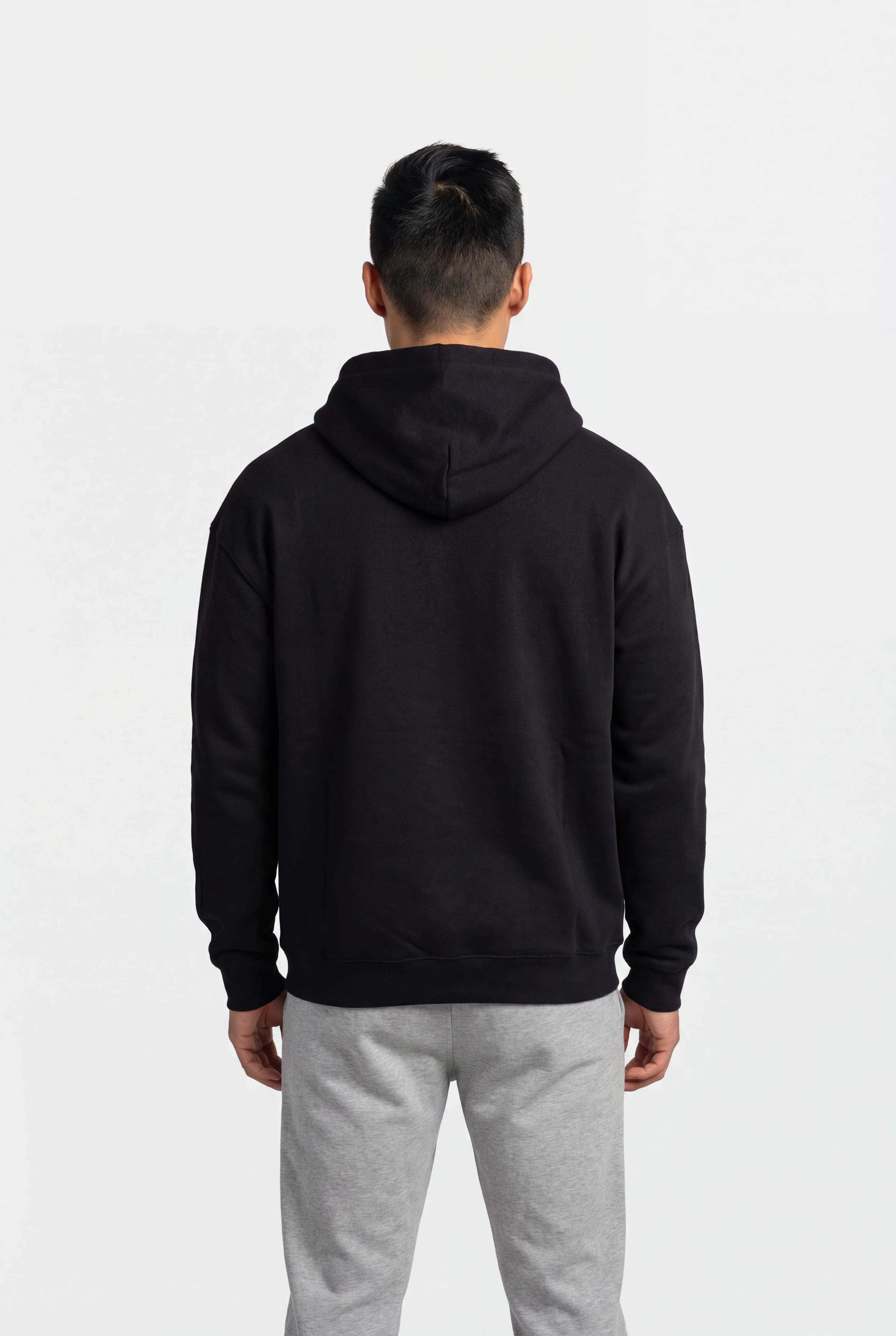 Insport Men's Alaska Full Zip Hooded Black Jacket