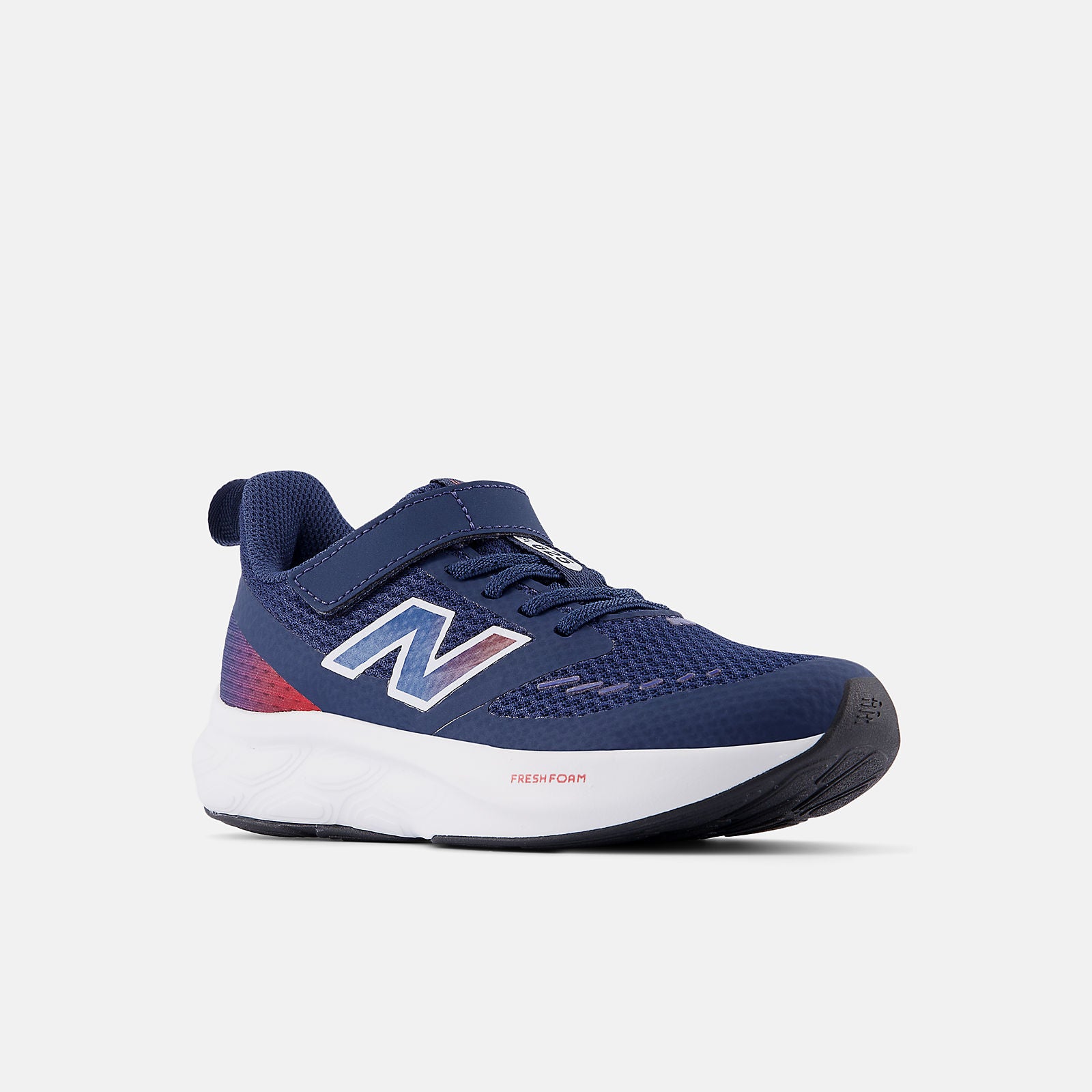 New Balance Kid's 625 Foam Hook N' Loop Navy Sneaker Shoes