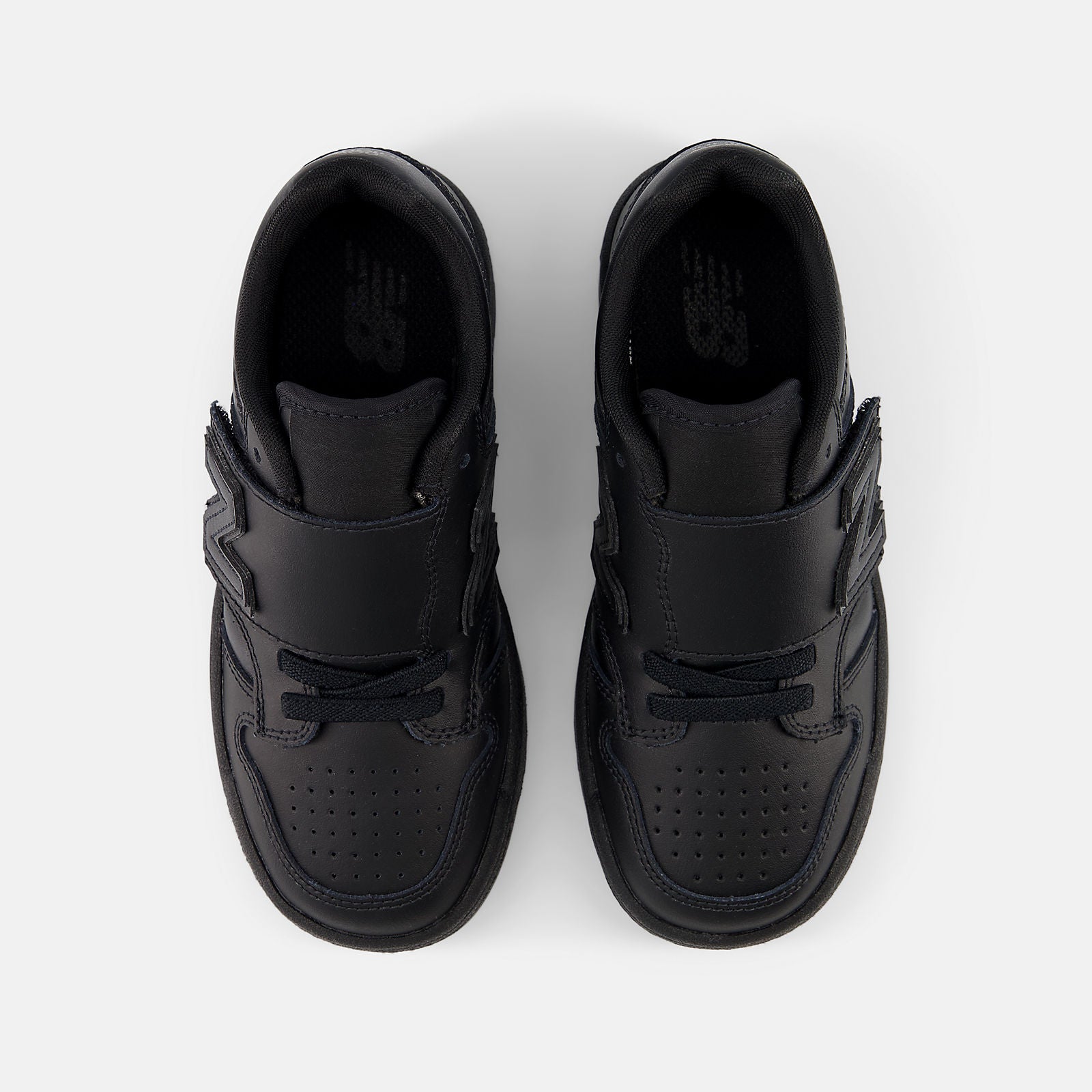 New Balance Kid's 480 Velcro Triple Black Shoe