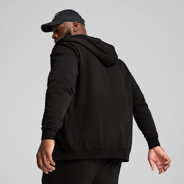 Puma Men's Essentials Fleece Black Full Zip Jacket