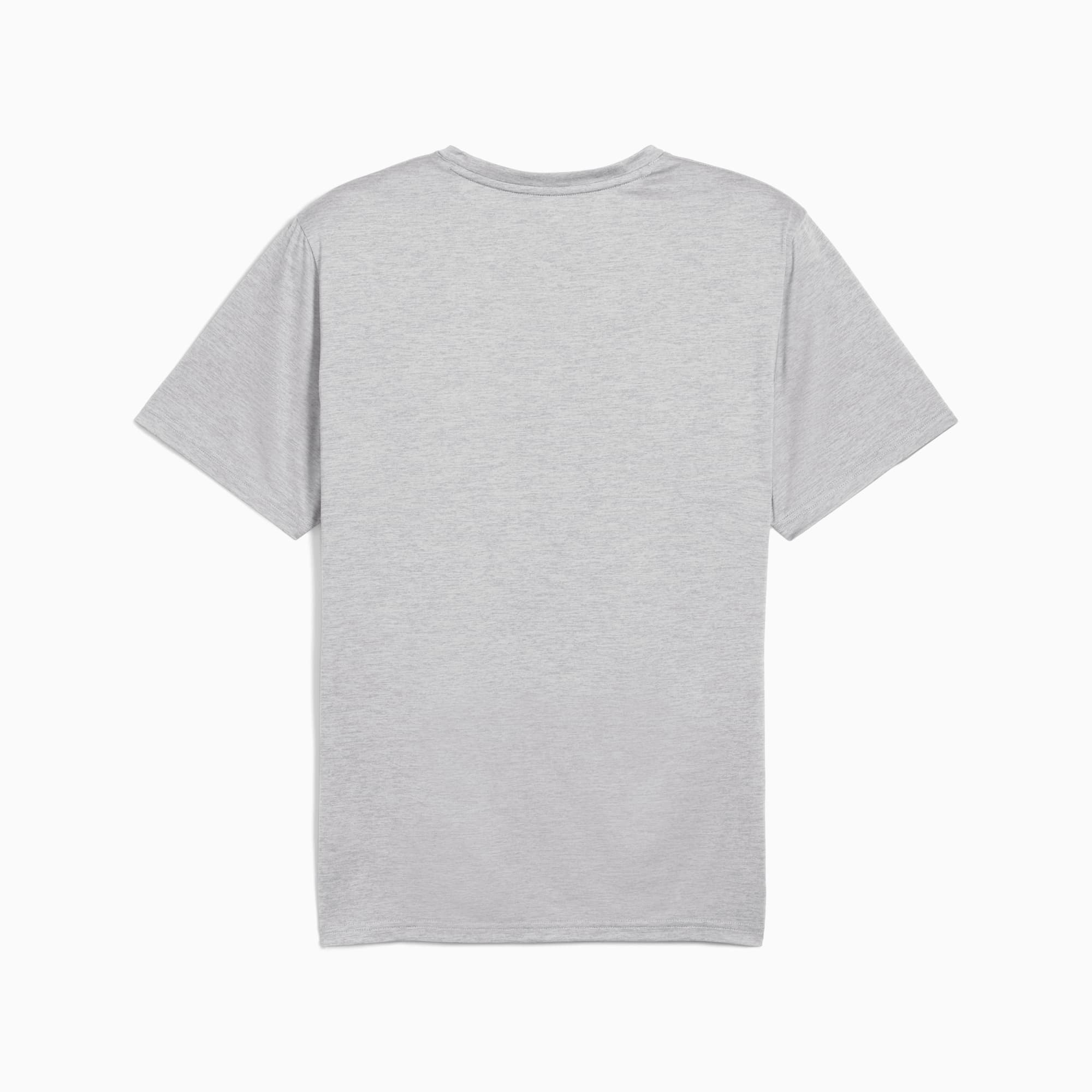 PUMA MEN'S ESSENTIALS TRAIN ALL DAY GREY HEATHER TEE