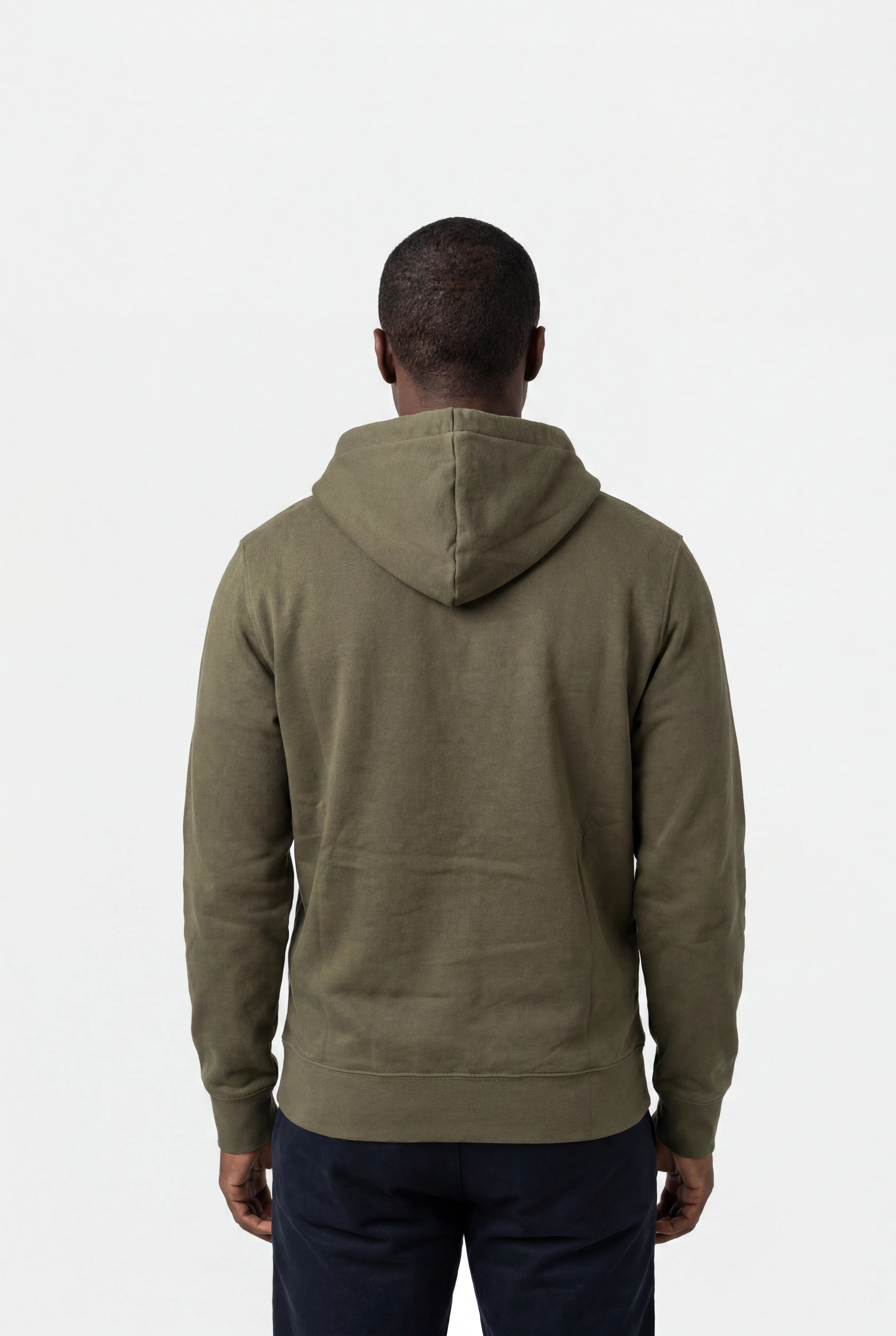 Puma Men's Essentials Big Logo Fleece Olive Green Hoodie