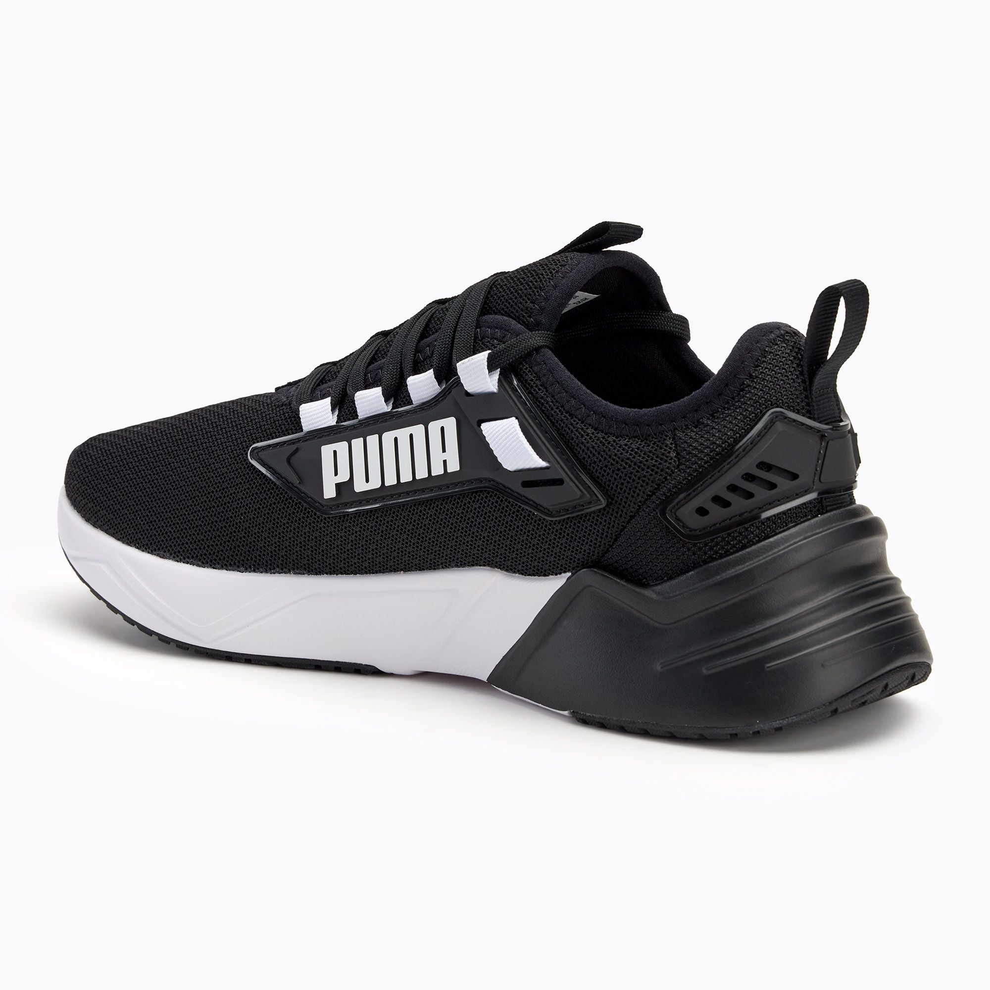 Puma Men's Retaliate Black/White Running Shoes