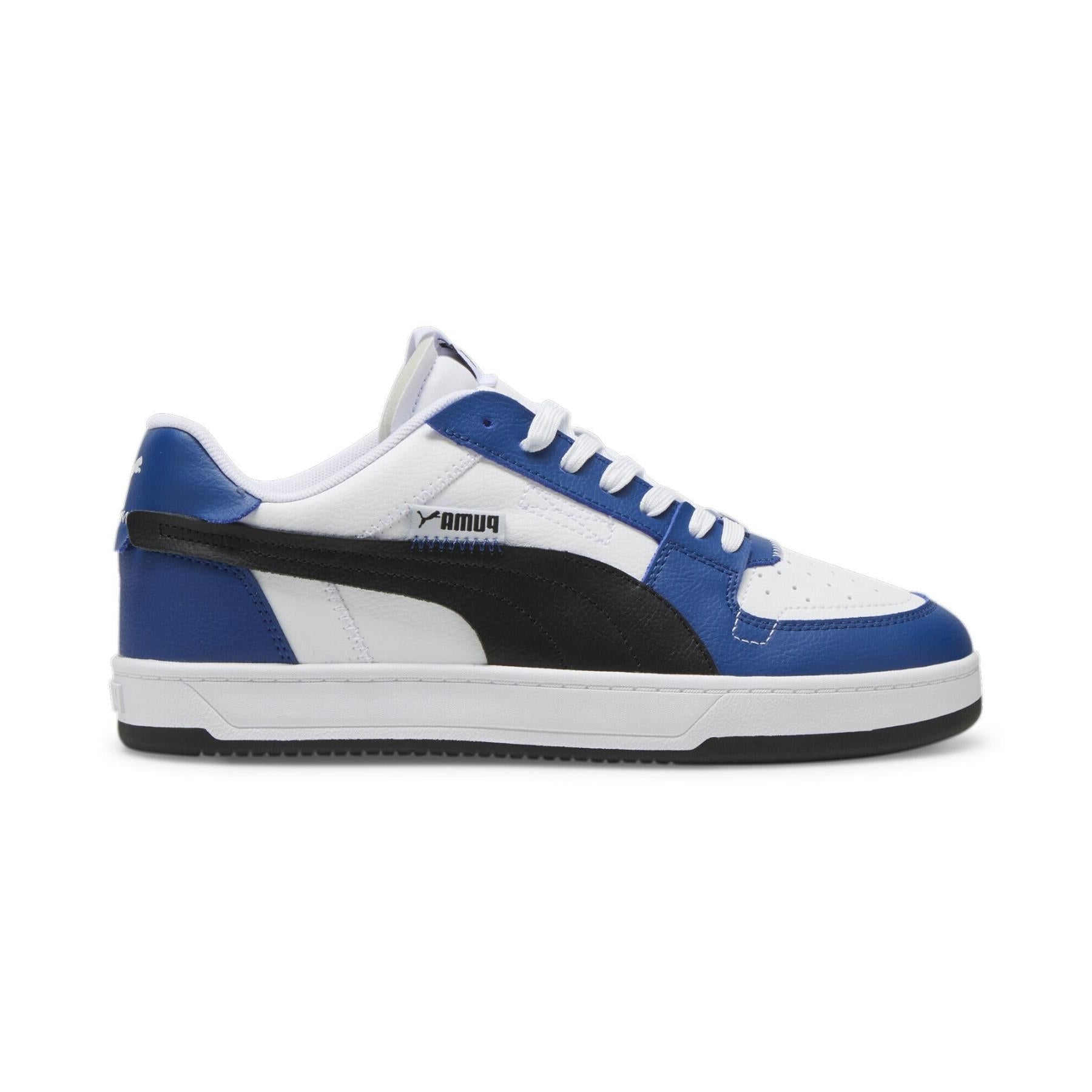 Puma Men's White/Black/Blue Caven Shoes