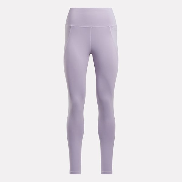 Reebok Women's Lux High Rise Purple Tight Leggings