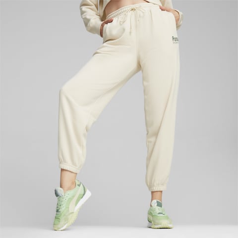 Puma Women's Team Relax White Pants