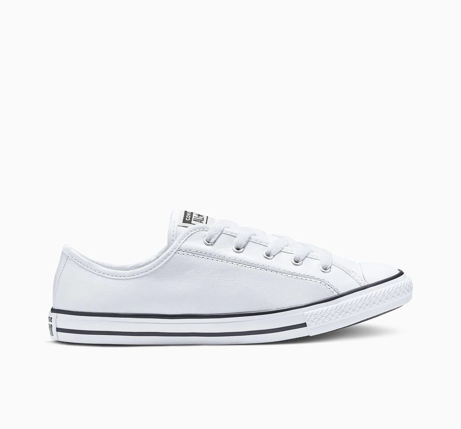 Converse Women's Chuck Taylor All-Star Dainty Low White Sneaker Shoes