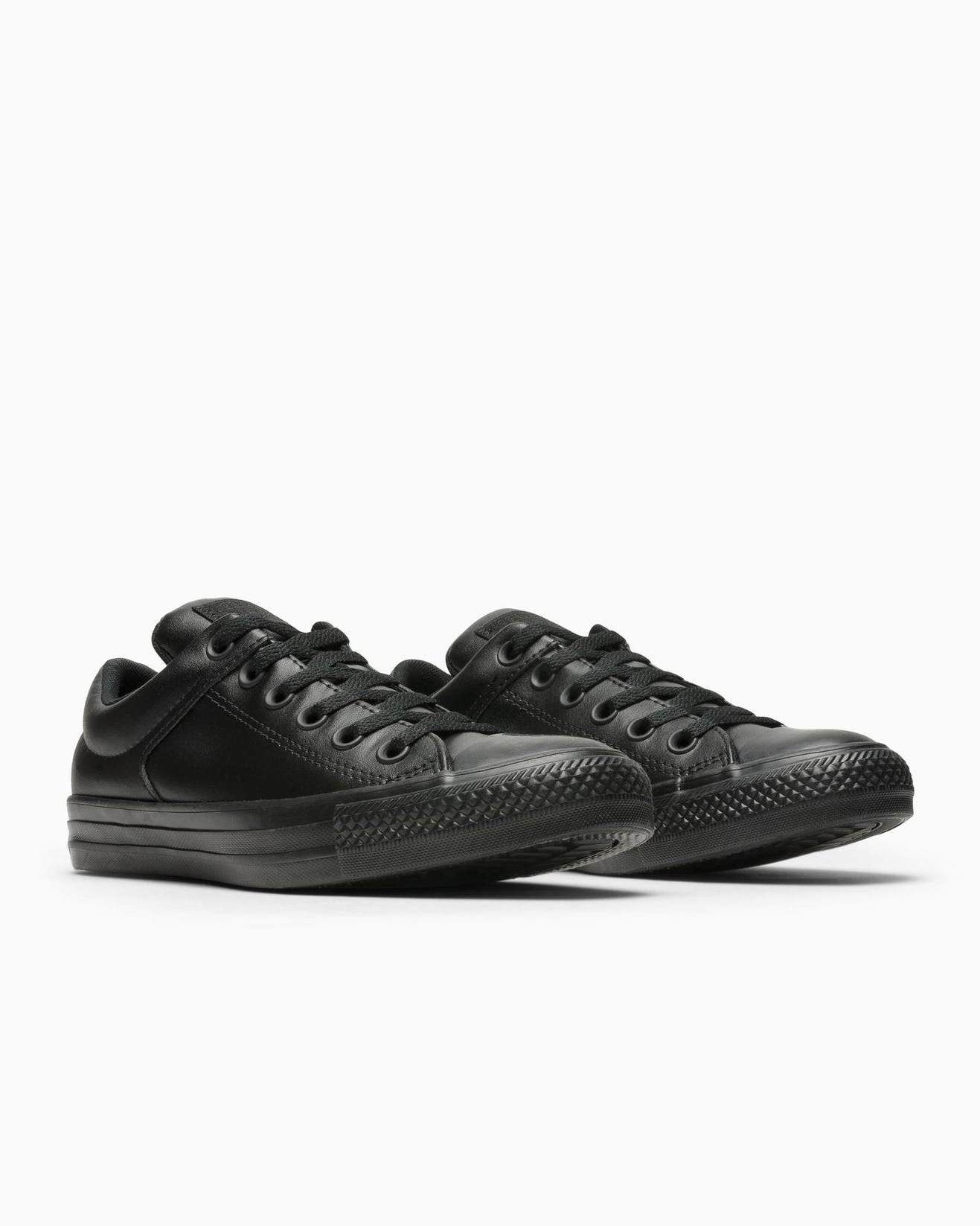 Converse Unisex Chuck Taylor All-Star High Street Low Top Triple Black Shoe