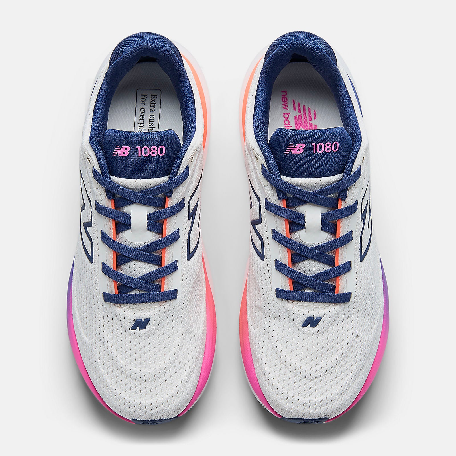 NEW BALANCE WOMEN'S 1080 V15 SEA SALT/BLUE RUNNING SHOES