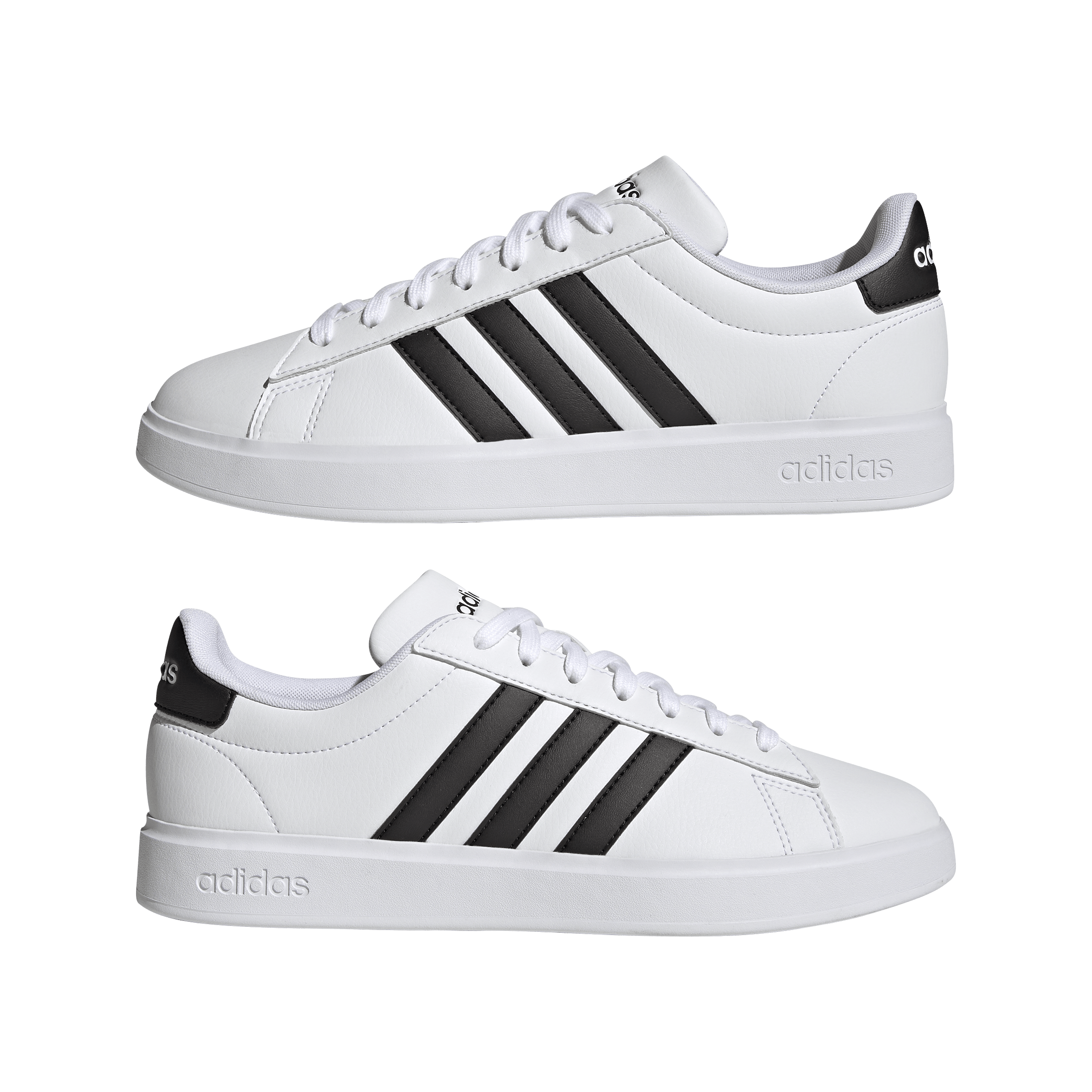 Adidas Men's Grand Court Cloudfoam Lifestyle Court Comfort White Shoe