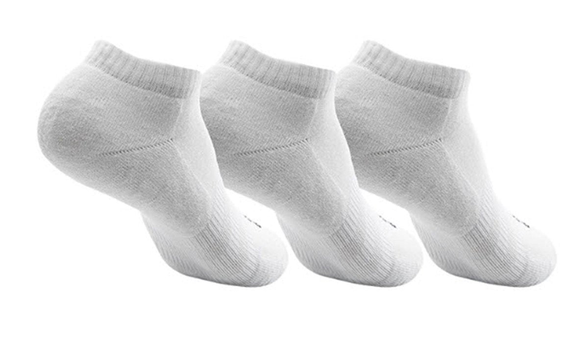 Adidas ADIDAS CUSHIONED LOW-CUT SOCKS WHITE 3 PAIRS - INSPORT