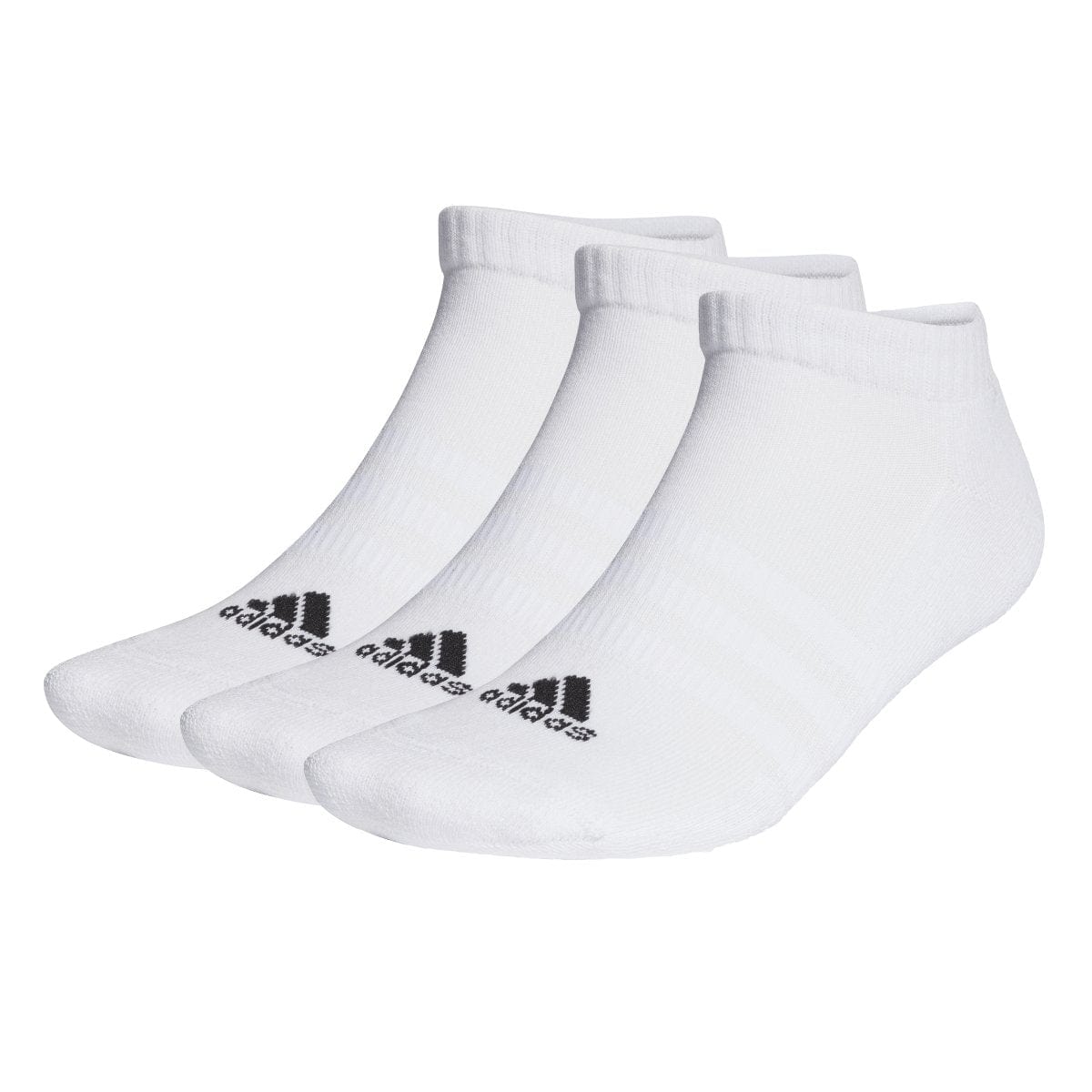 Adidas ADIDAS CUSHIONED LOW-CUT SOCKS WHITE 3 PAIRS - INSPORT