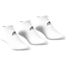 Adidas ADIDAS CUSHIONED LOW-CUT WHITE SOCKS (3 PAIRS) - INSPORT