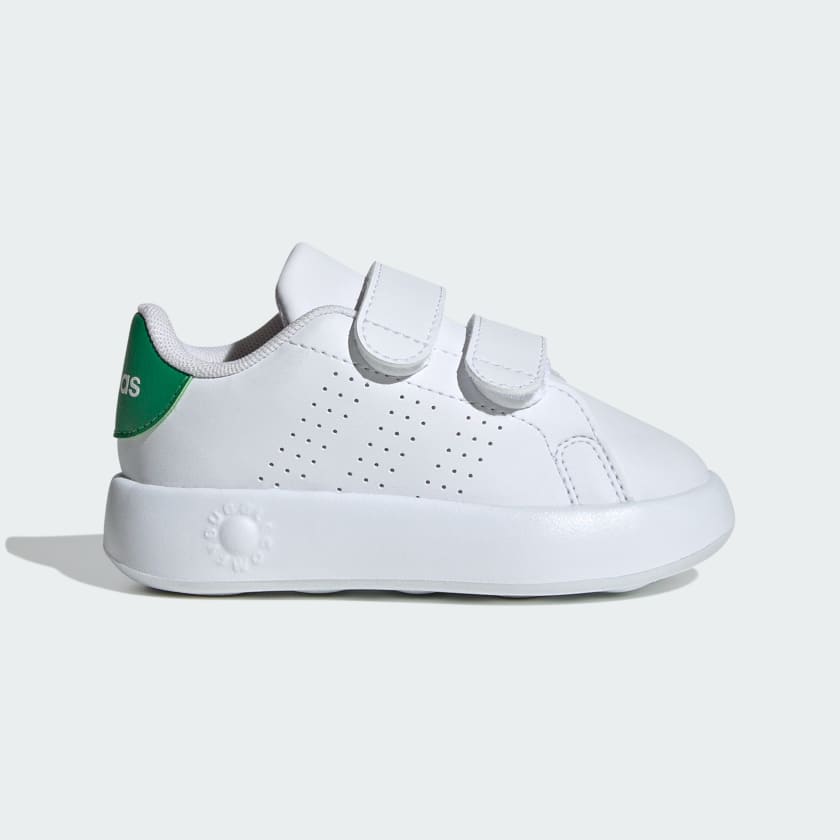 Adidas Kids Advantage White/Green Shoes – INSPORT