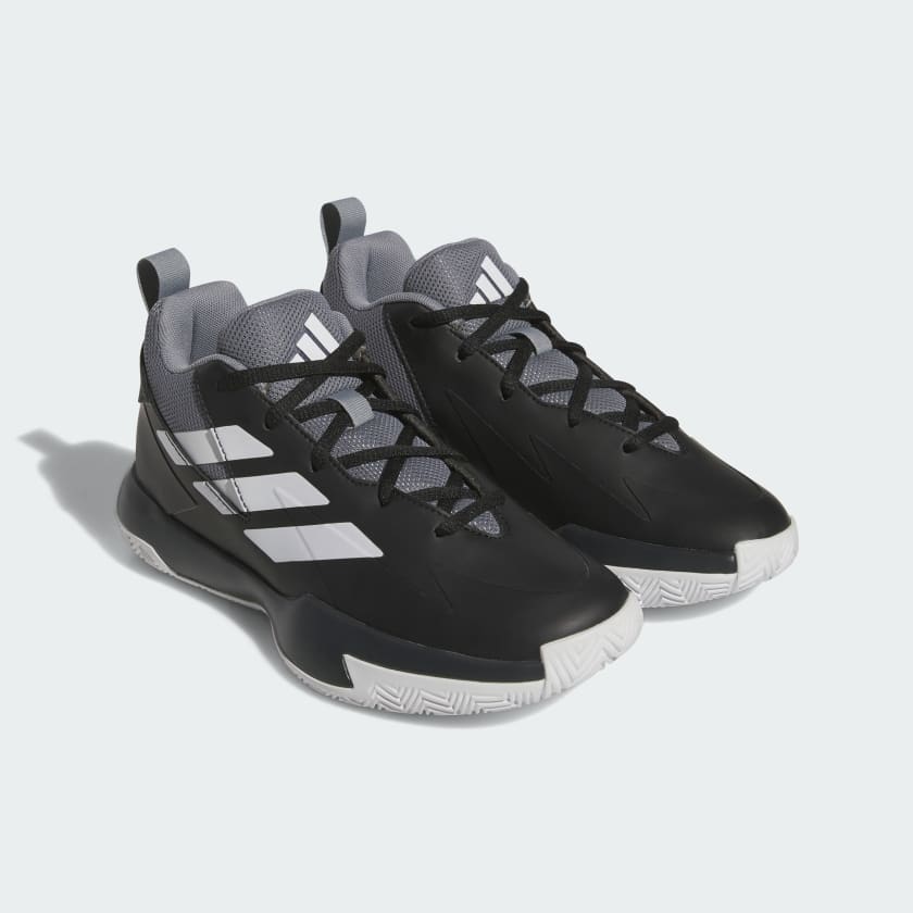 Adidas ADIDAS JUNIOR CROSS EM BLACK BASEKTBALL SHOES - INSPORT