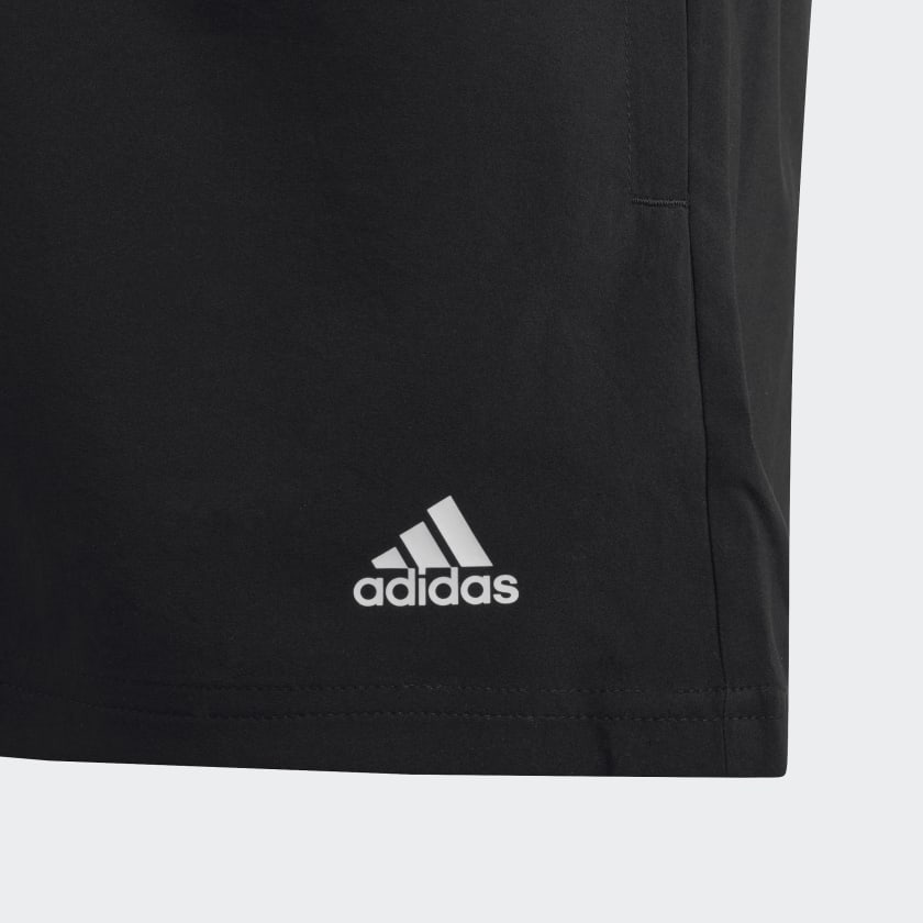 Adidas ADIDAS JUNIOR ESSENTIALS SMALL LOGO CHELSEA BLACK SHORTS - INSPORT