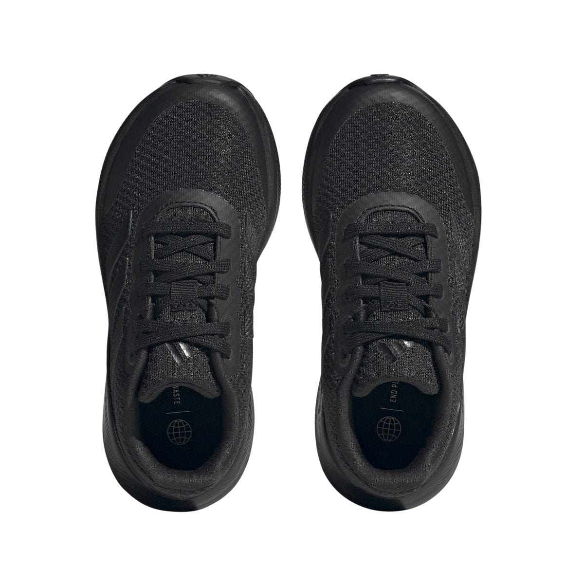 Adidas ADIDAS JUNIOR RUNFALCON 3 LACE TRIPLE BLACK RUNNING SHOES - INSPORT