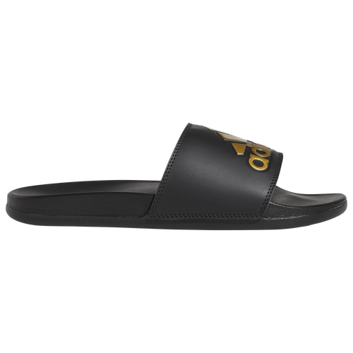 Adidas ADIDAS MEN'S ADILETTE COMFORT BLACK/GOLD SLIDES - INSPORT