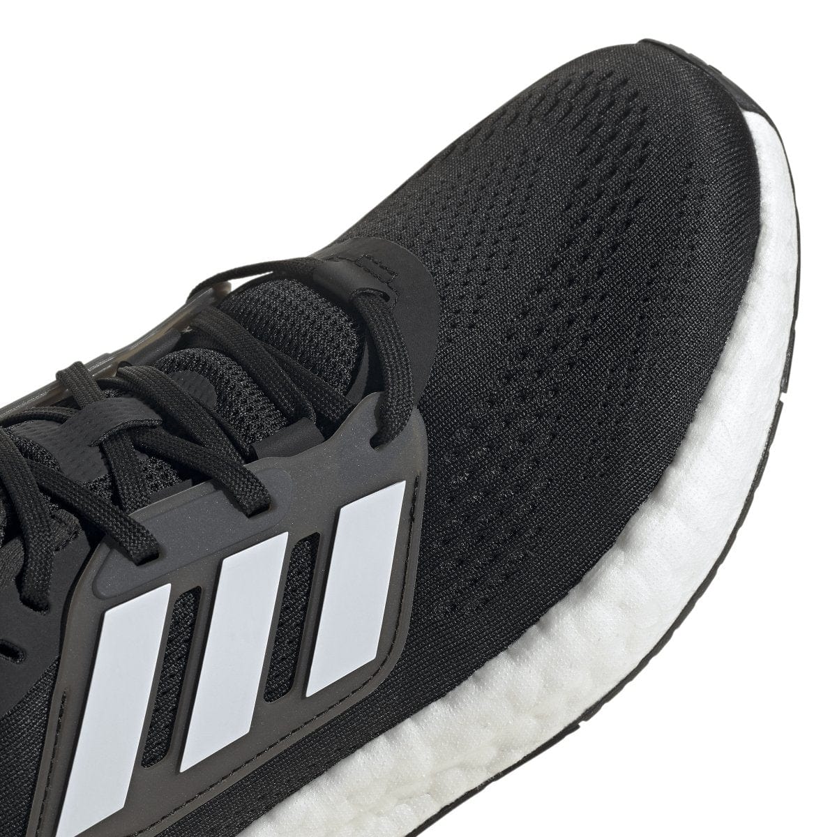 Adidas ADIDAS MEN'S PUREBOOST 22 BLACK/WHITE RUNNING SHOES - INSPORT