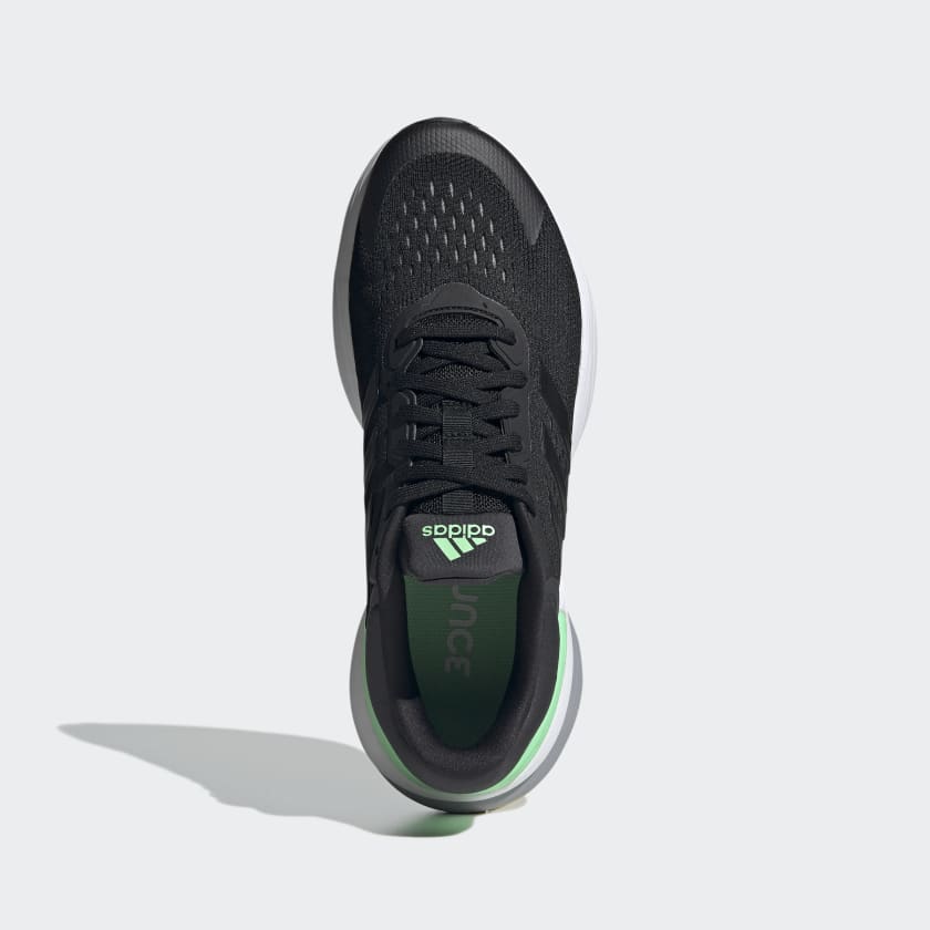 Adidas ADIDAS MEN'S RESPONSE SUPER 3.0 BLACK RUNNING SHOE - INSPORT