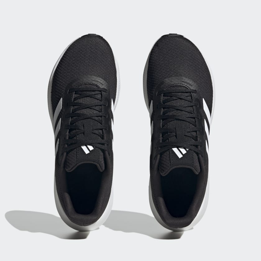 Adidas ADIDAS MEN'S RUNFALCON 3.0 BLACK/WHITE SHOES - INSPORT