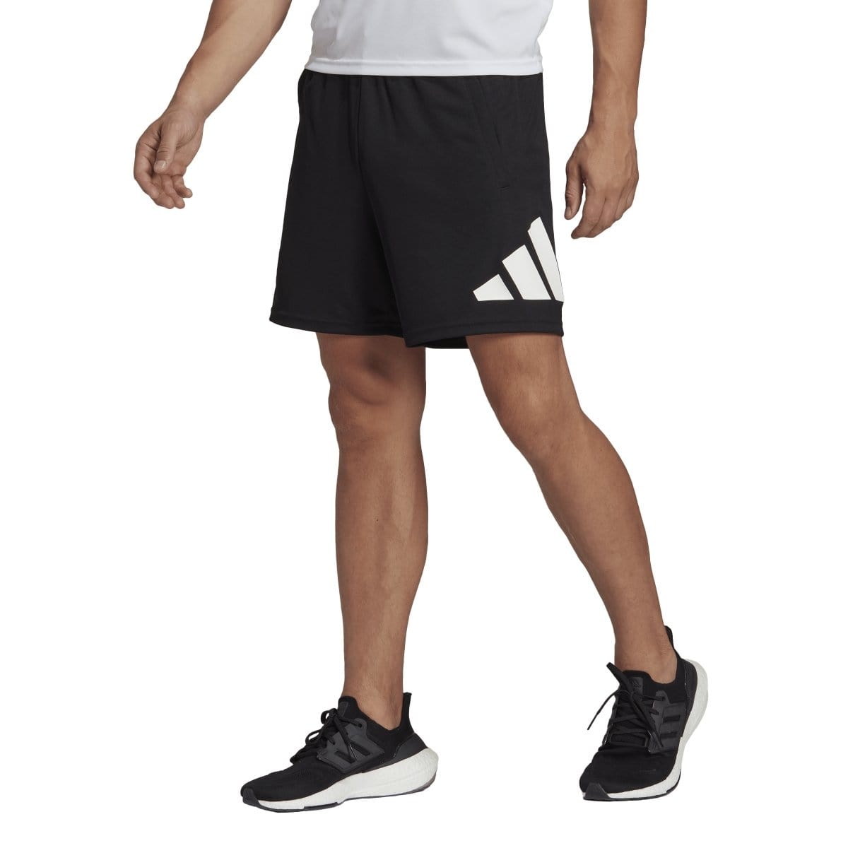 Adidas ADIDAS MEN'S TRAIN ESSENTIALS LOGO TRAINING BLACK SHORTS - INSPORT