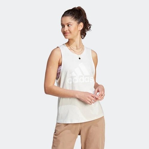 Adidas ADIDAS WOMEN'S BL WHITE SINGLET - INSPORT