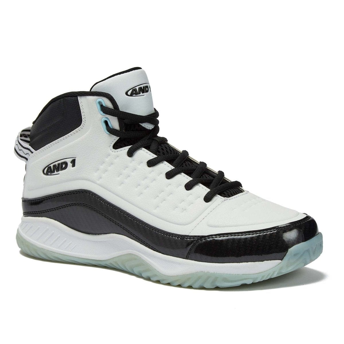AND-1 AND1 MEN'S PULSE 2.0 WHITE/BLACK BASKETBALL SHOE - INSPORT