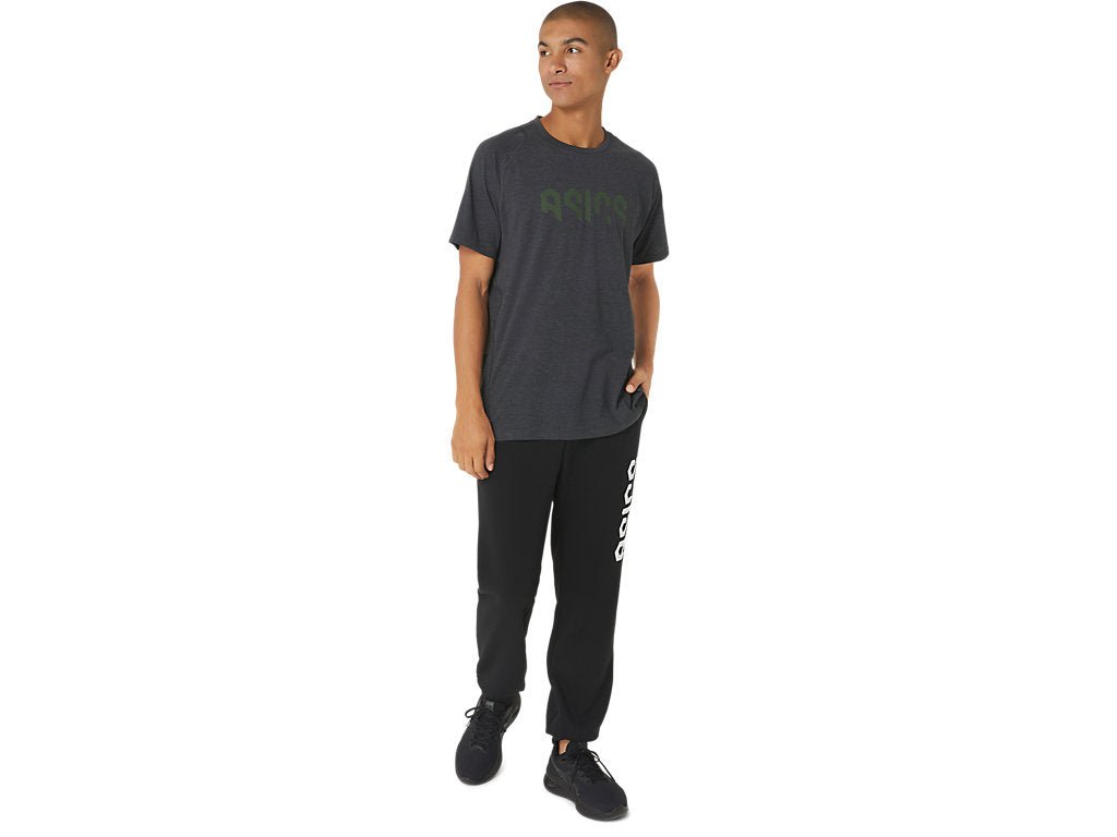 Asics ASICS MEN'S GRAPHIC BLACK TEE - INSPORT