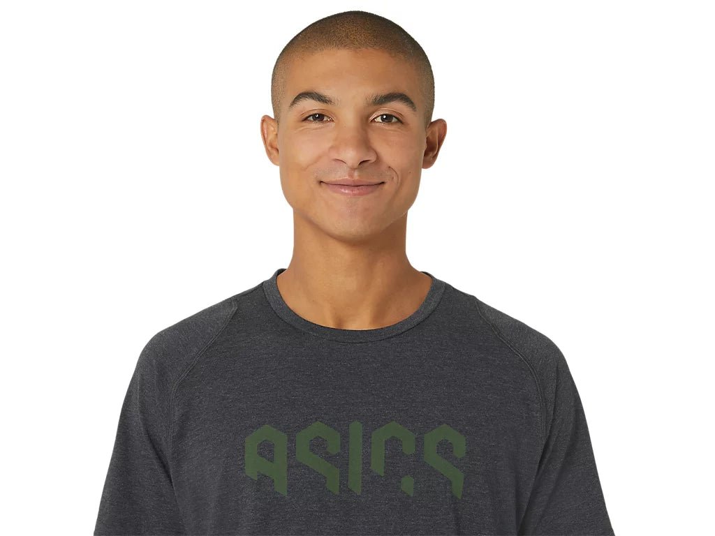 Asics ASICS MEN'S GRAPHIC BLACK TEE - INSPORT