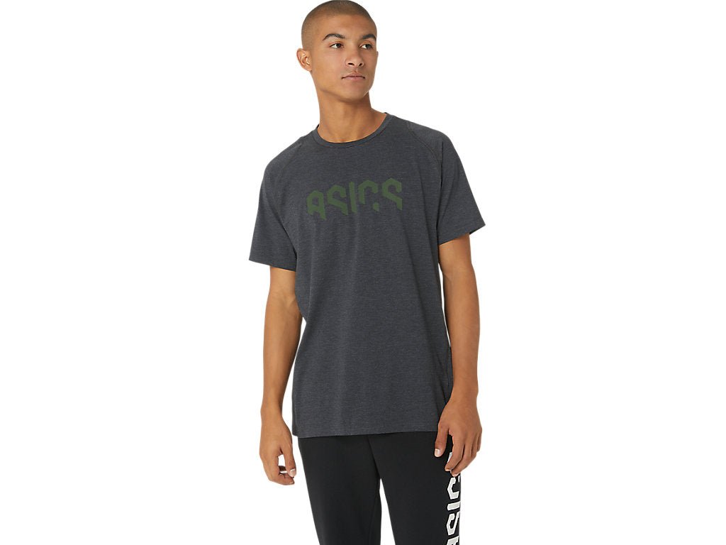 Asics ASICS MEN'S GRAPHIC BLACK TEE - INSPORT