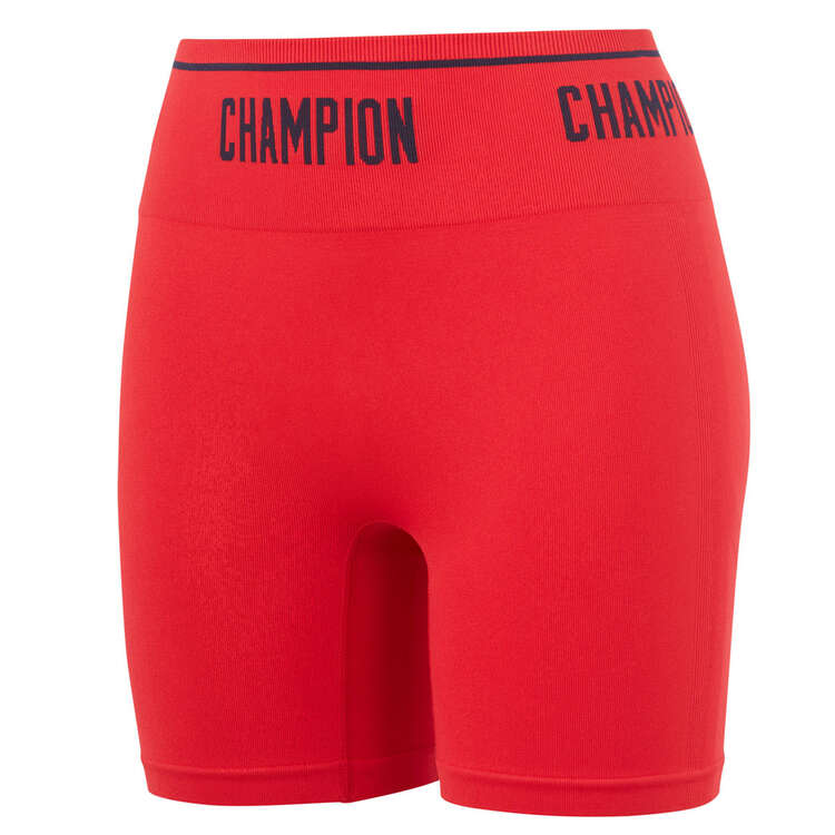 Champion CHAMPION WOMEN'S ROCHESTER BIKE RED SHORTS - INSPORT