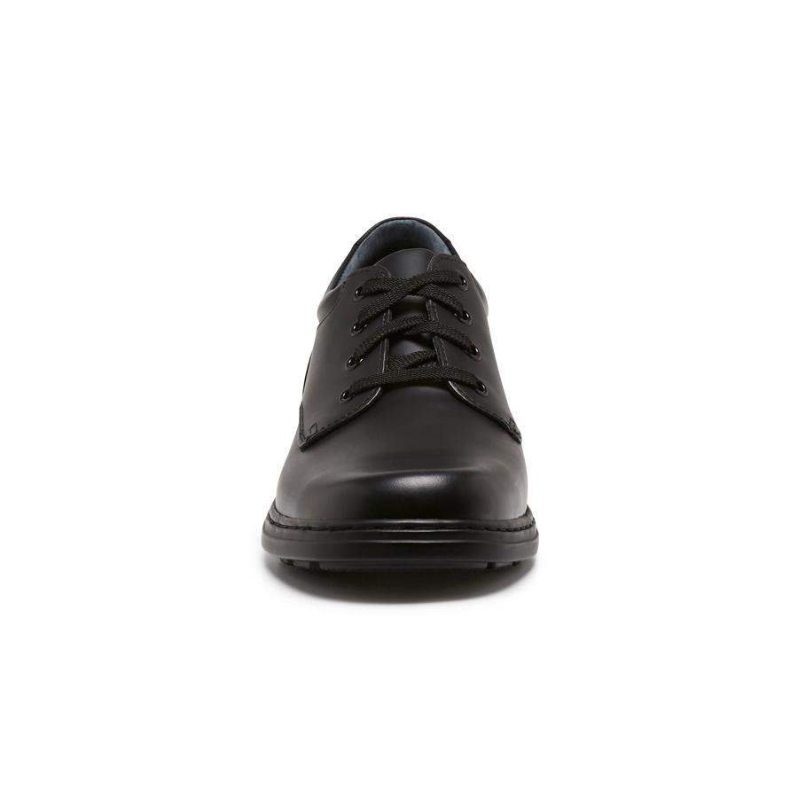 Clarks CLARKS WOMEN'S (SENIOR) INFINITY TRIPLE BLACK LEATHER SHOE (WIDTH D) - INSPORT