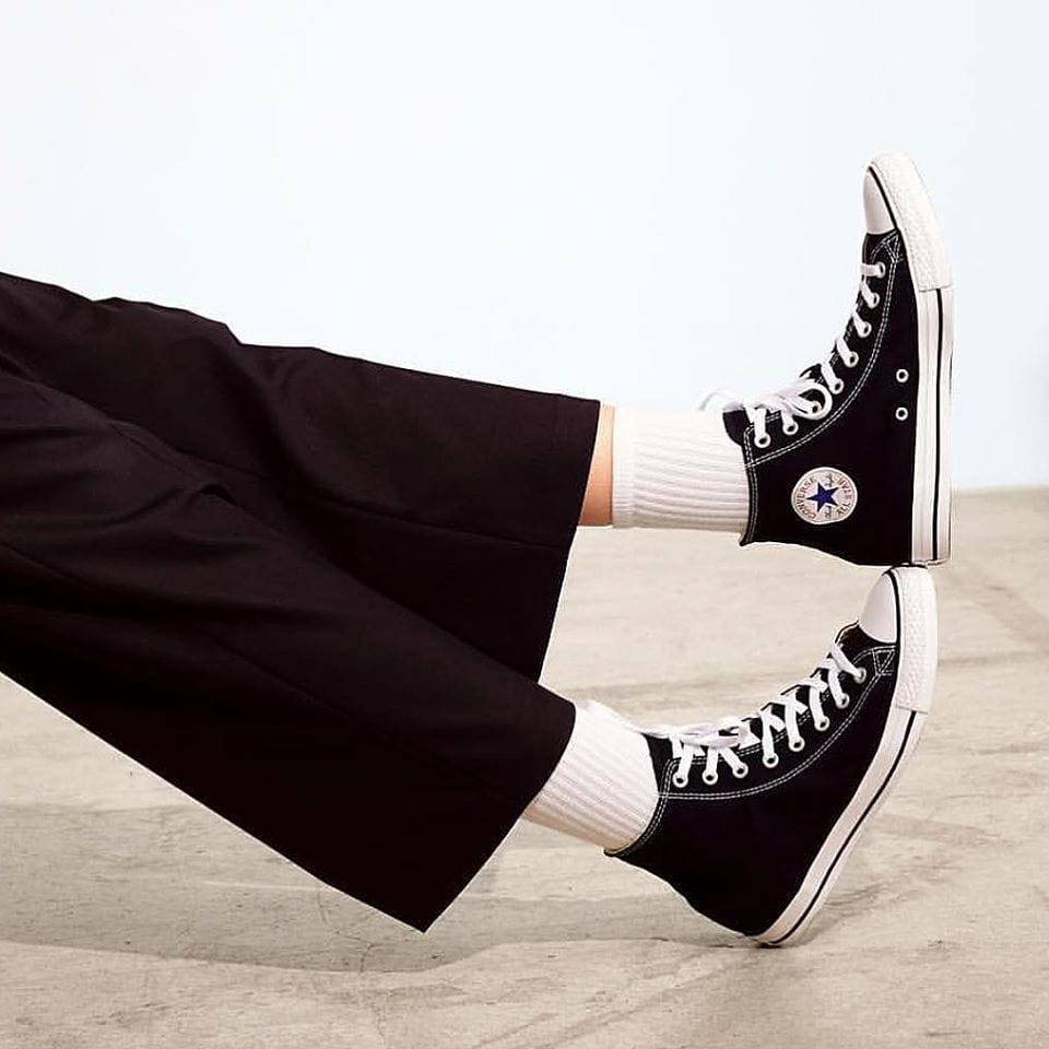 Converse CONVERSE MEN'S CHUCK TAYLOR ALL STAR HIGH TOP BLACK/WHITE SHOE - INSPORT