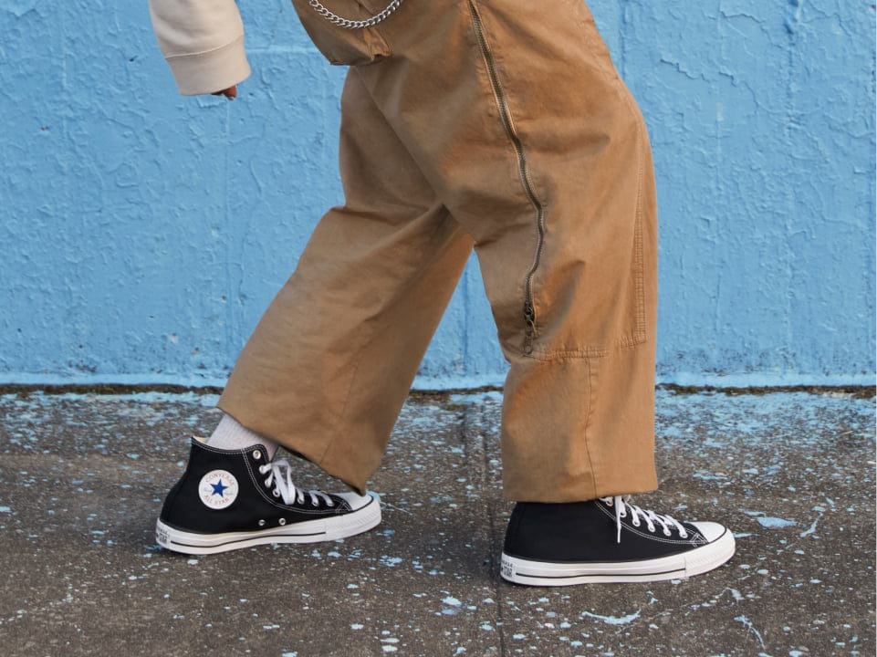 Converse CONVERSE MEN'S CHUCK TAYLOR ALL STAR HIGH TOP BLACK/WHITE SHOE - INSPORT