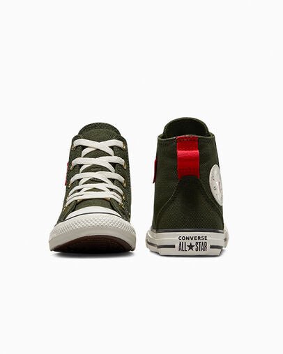 Converse CONVERSE TODDLERS ALL STAR HI MFG GREEN SHOES - INSPORT