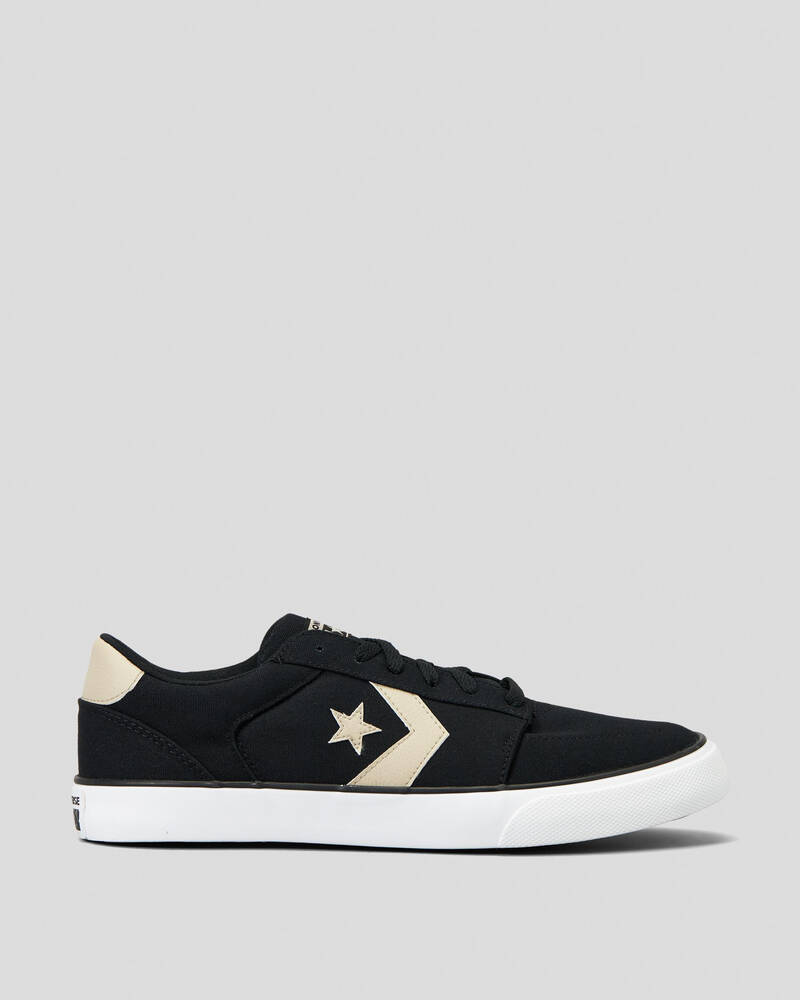 Converse CONVERSE UNISEX BELMONT LOW BLK/STONE SHOES - INSPORT