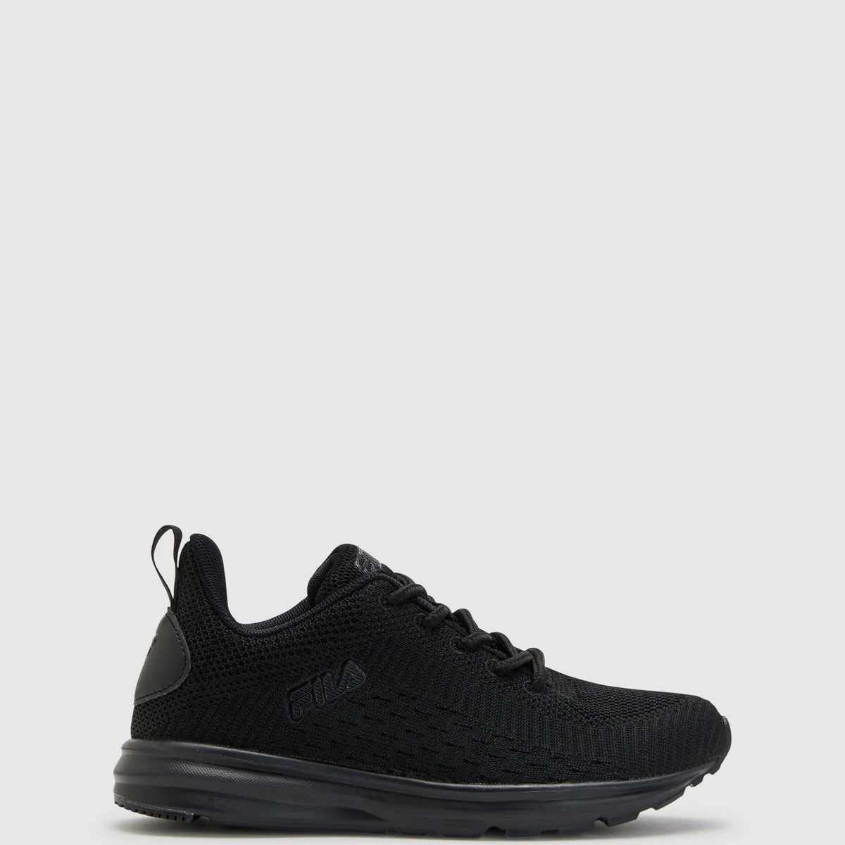 FILA JUNIOR CLASSICO TRIPLE BLACK RUNNING SHOE