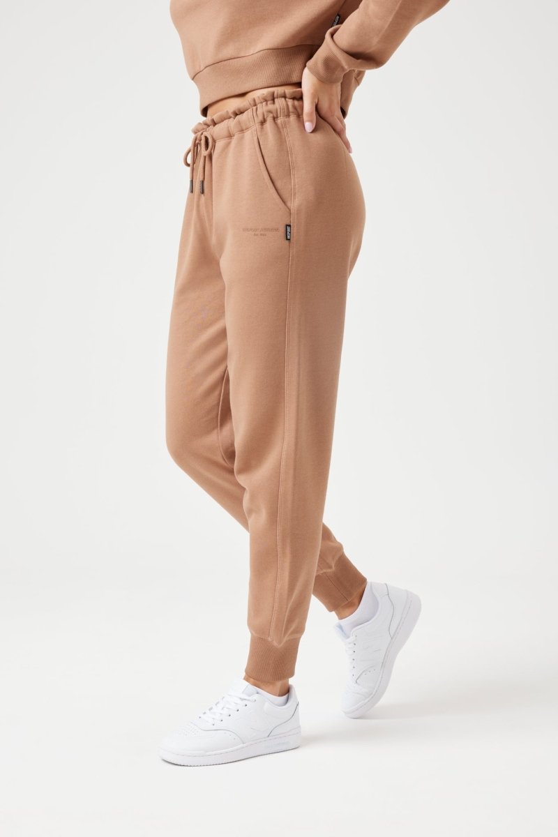 INSPORT INSPORT CARLA HIGH WAISTED TOBACCO TRACKPANT - INSPORT