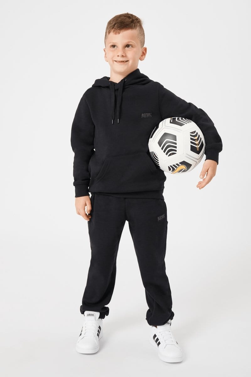 INSPORT INSPORT JUNIOR ALASKA BLACK TRACKPANTS - INSPORT