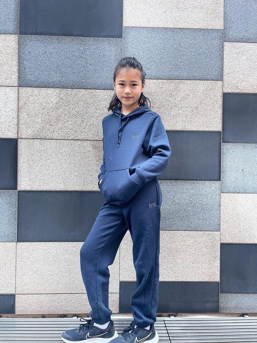 INSPORT INSPORT JUNIOR ALASKA NAVY TRACKPANTS - INSPORT