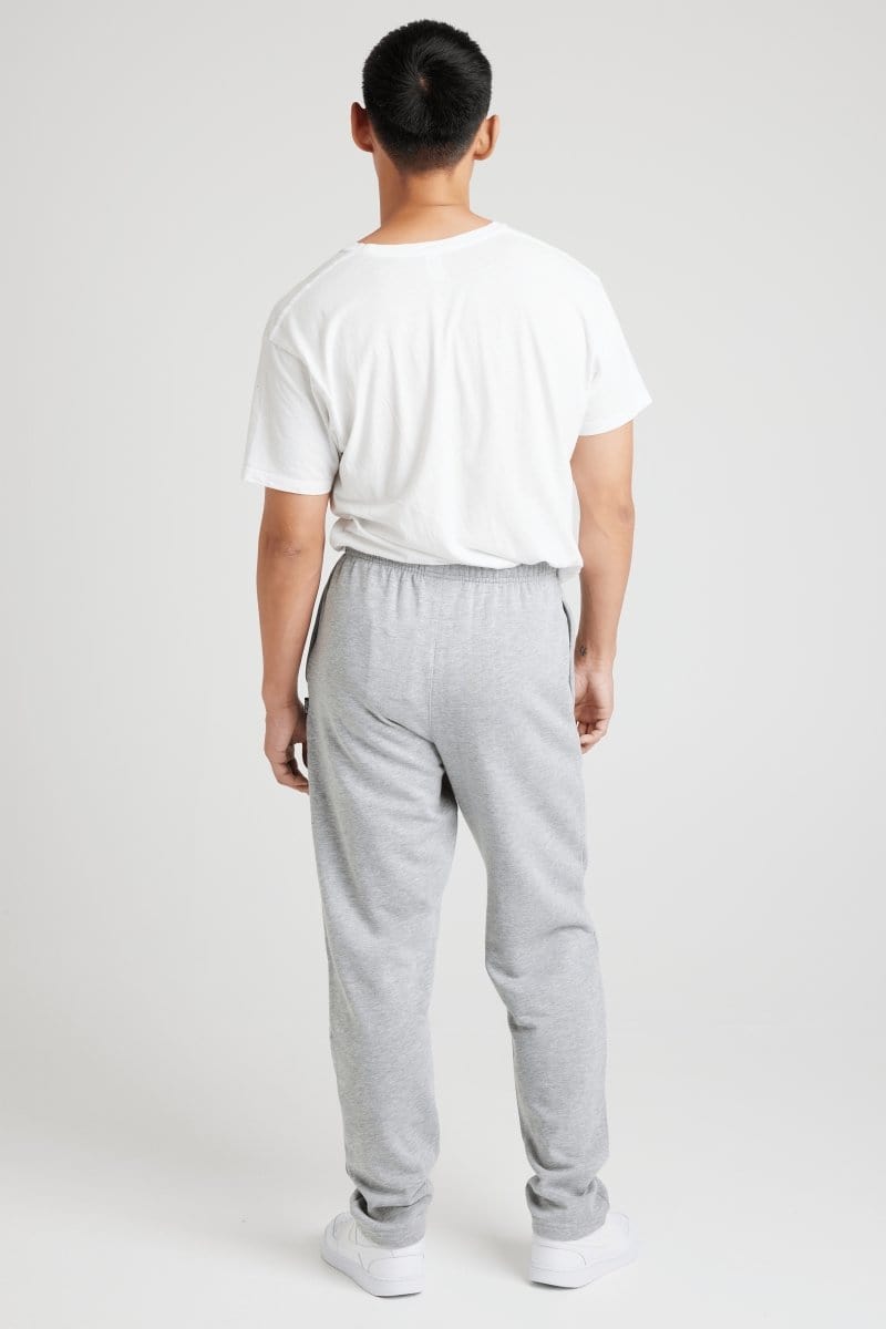 INSPORT INSPORT MEN'S ASPEN GREY TRACKPANTS (OPEN LEG) - INSPORT