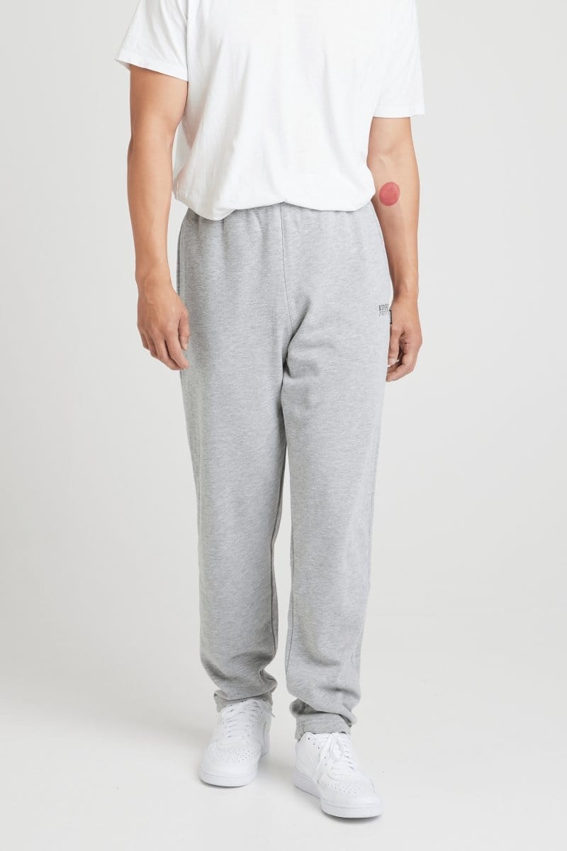 INSPORT INSPORT MEN'S ASPEN GREY TRACKPANTS (OPEN LEG) - INSPORT