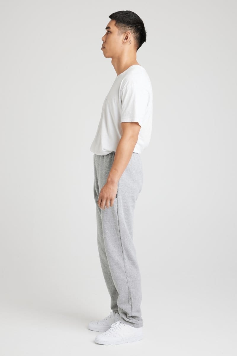 INSPORT INSPORT MEN'S ASPEN GREY TRACKPANTS (OPEN LEG) - INSPORT