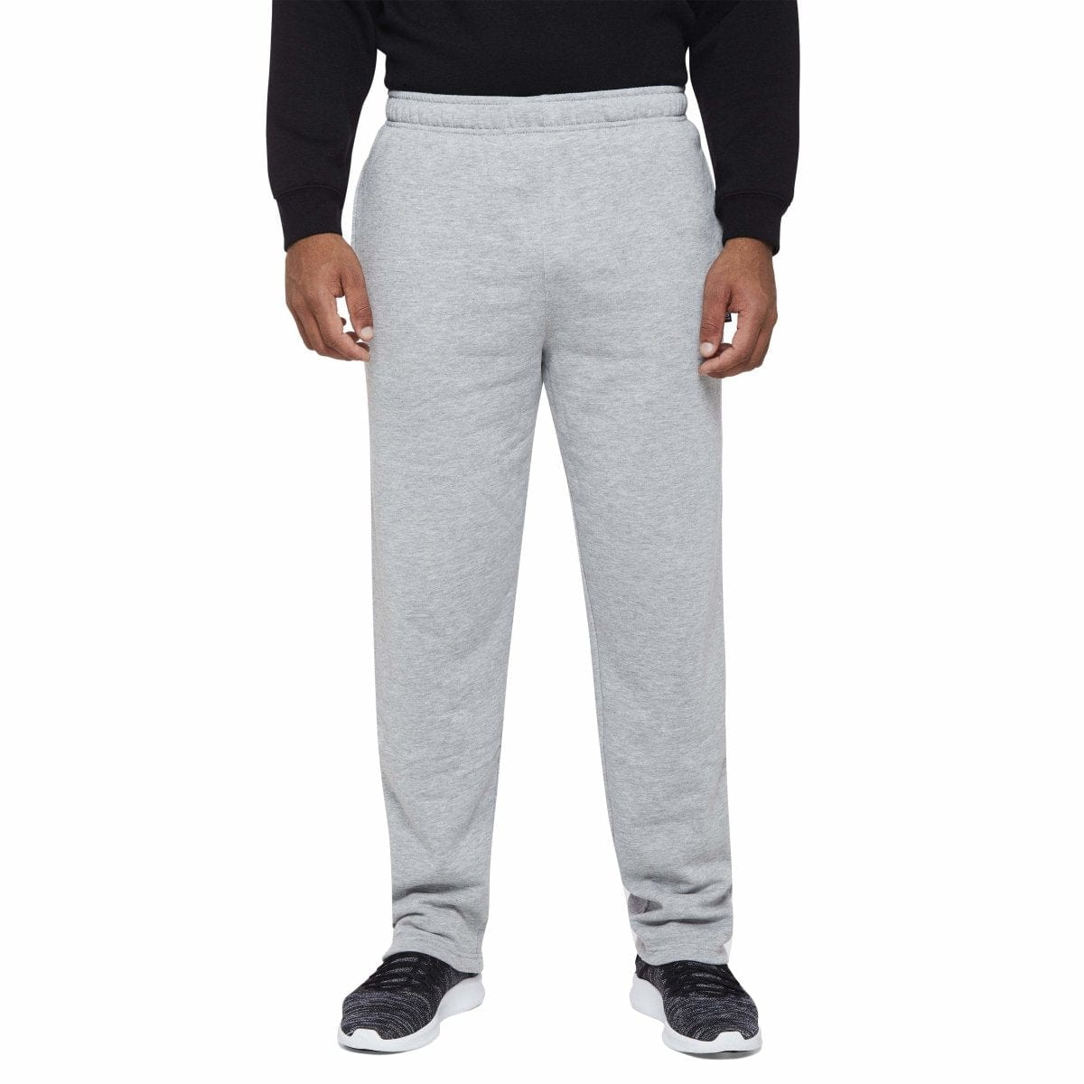 INSPORT INSPORT MEN'S ASPEN GREY TRACKPANTS (OPEN LEG) - INSPORT