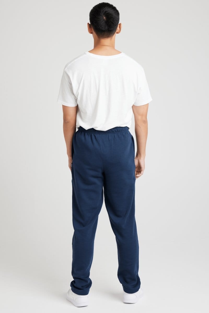 INSPORT INSPORT MEN'S ASPEN NAVY TRACKPANTS (OPEN LEG) - INSPORT