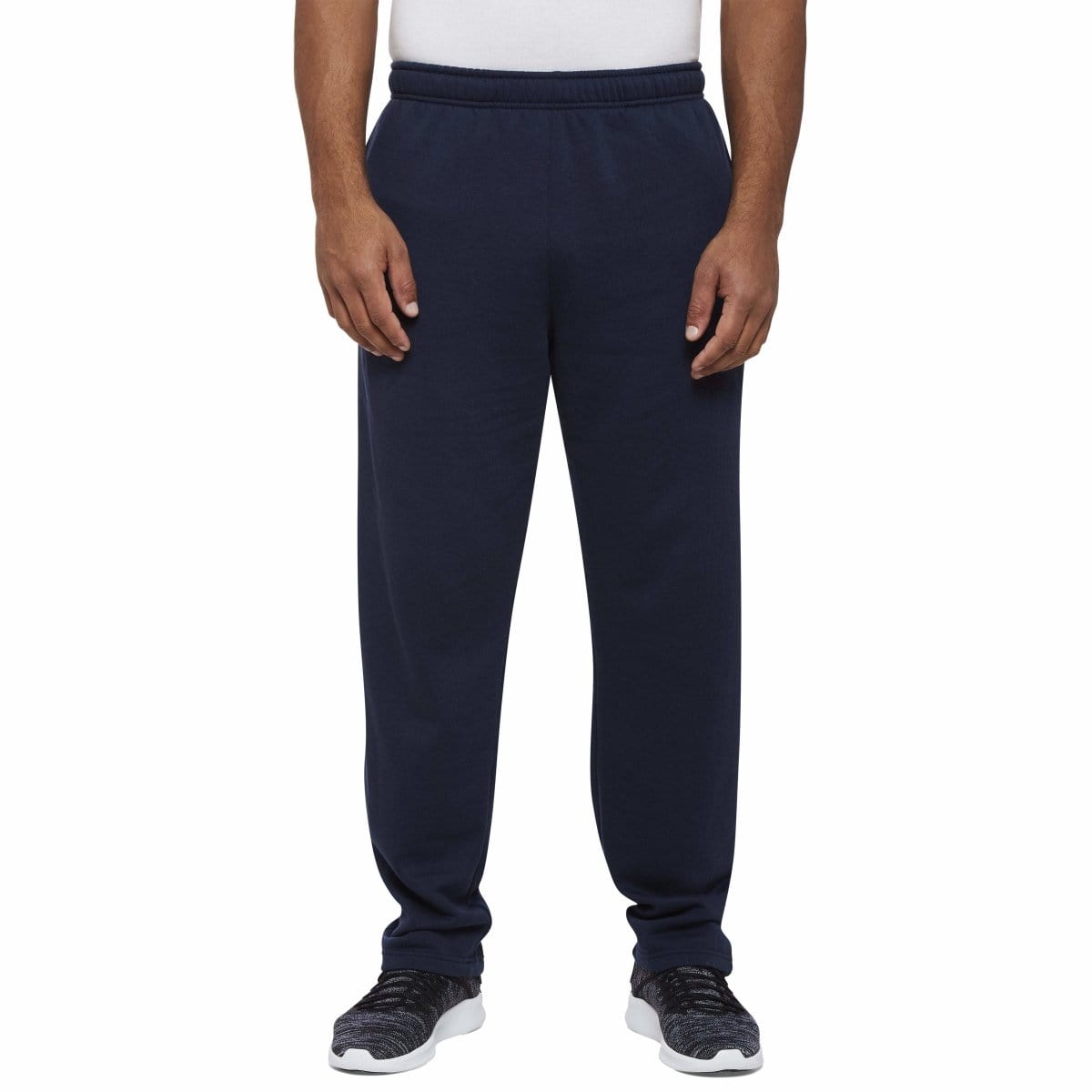 INSPORT INSPORT MEN'S ASPEN NAVY TRACKPANTS (OPEN LEG) - INSPORT